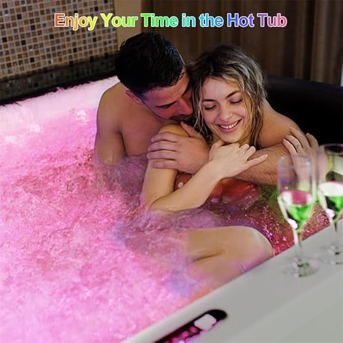 Pool Lights, 16 Color 3 Modes Submersible LED Lights with Remote & Timing, Rechargeable IP68 Waterproof Underwater Light, Dimmable Ambient Light for Pond Pool Bath Party Decoration (Drop - 2pcs)