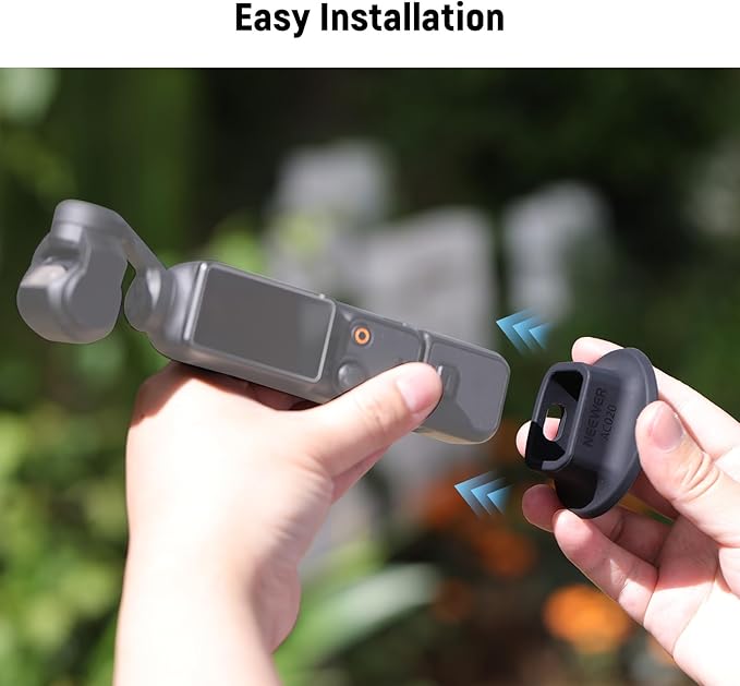 NEEWER Silicone Stand Base & Basics Magnetic RGB Light Compatible with DJI OSMO Pocket 3 Gimbal Camera & Creator Combo Accessories, ?64mm Nonslip Soft Stable Anti Scratch Desktop Mount Support Base