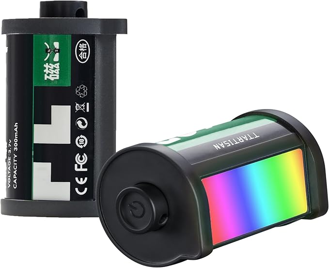 TTARTISAN RGB Mini LED Video Light, Full Color Magnetic Small Panel Light for Photography, Vlog, Live Streaming