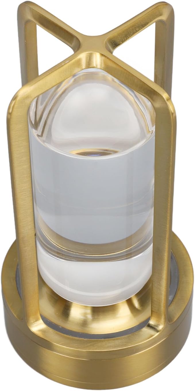 Generic Cordless , 16 Colours Rechargeable Crystal Lantern Lamp, Crystal Lantern, LED Lamp with Touch Control and Remote for Tables, Living Rooms, Offices (Gold), Genericzdbp7wqx0r-13