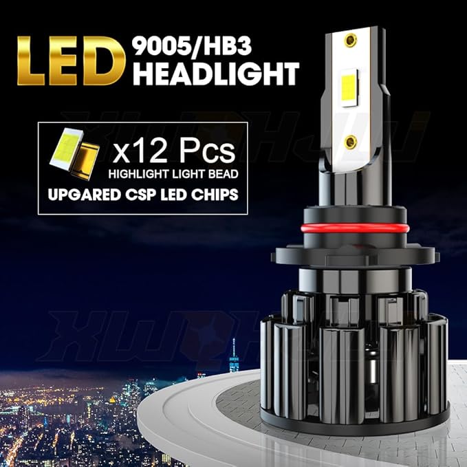 Compatible for 2016 2017 2018 2019 Toyota RAV4 Light Bulbs High Beam or Low Beam H16/H11 Fog Lights, Powersports Bulbs, Plug n Play, 500% Brightness, 6-Pack