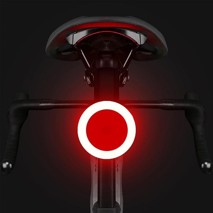 Rechargeable Bike Tail Light LED Bicycle Rear Light Cycling Night Essential Bright Seat Back Safety Lamp 5 Modes Warning Waterproof Flash MTB Light for Men Women Kids