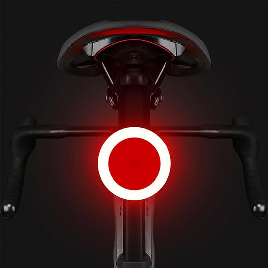 Rechargeable Bike Tail Light LED Bicycle Rear Light Cycling Night Essential Bright Seat Back Safety Lamp 5 Modes Warning Waterproof Flash MTB Light for Men Women Kids