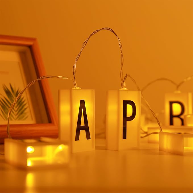 Happy Birthday Banner Lights - Vibrant LED Sign for Festive Celebrations, Versatile Party Decorations, Easy Setup, Battery-Powered Ambiance Maker