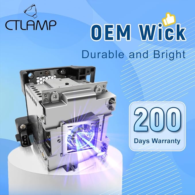 Original VLT-XD8000LP / 915D116O14 Projector Lamp with OEM Original Bulb with Housing Compatible with Mitsubishi PT-LW80NTU UD8350U UD8400U WD8200LU WD8200U XD8000U XD8100LU XD8100U Projector