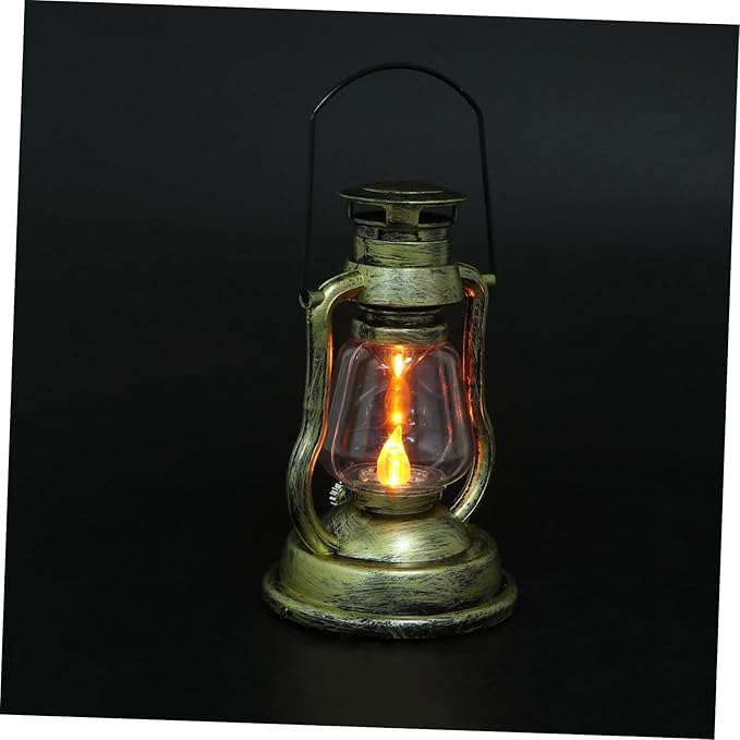 PRETYZOOM Chic Retro Horse Lantern Night Light Handheld Rechargeable Lamp for Bedroom Decor Boho Decor Night Lamp for Bedroom