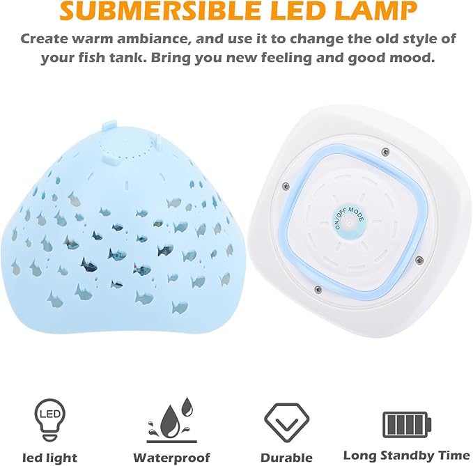 DOITOOL LED Underwater Pool Light Floating Submersible LED Lamp Waterproof for Pools and Fountains with Color Changing Function
