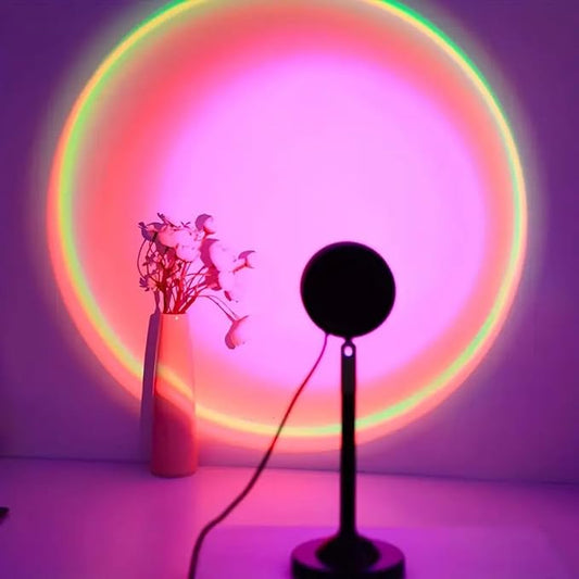 Sunset Lamp with APP & Remote Control,16 Colors Night Light 180° Rotation Rainbow 4 Modes Setting for Photography/Selfie/Party/Home/Living Room/Bedroom Decor, Gifts Women