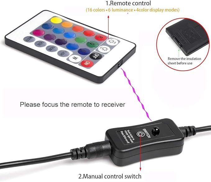 SHOYO Pond Lights, Color Changing Spotlights with Timer, Submersible Fountain Lights Memory Dim Adjustable IP68 Waterproof Underwater RGB for Outdoor Garden Yard Lawn Water Pond Fountain, 4 in Set