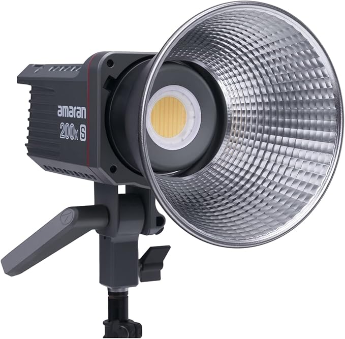 amaran 200x S 200W Bi-Color LED Video Light,Bluetooth App Control Studio Light,DC/AC Power Supply Bowens Mount Silent Fan Photography Lighting(amaran200xs)