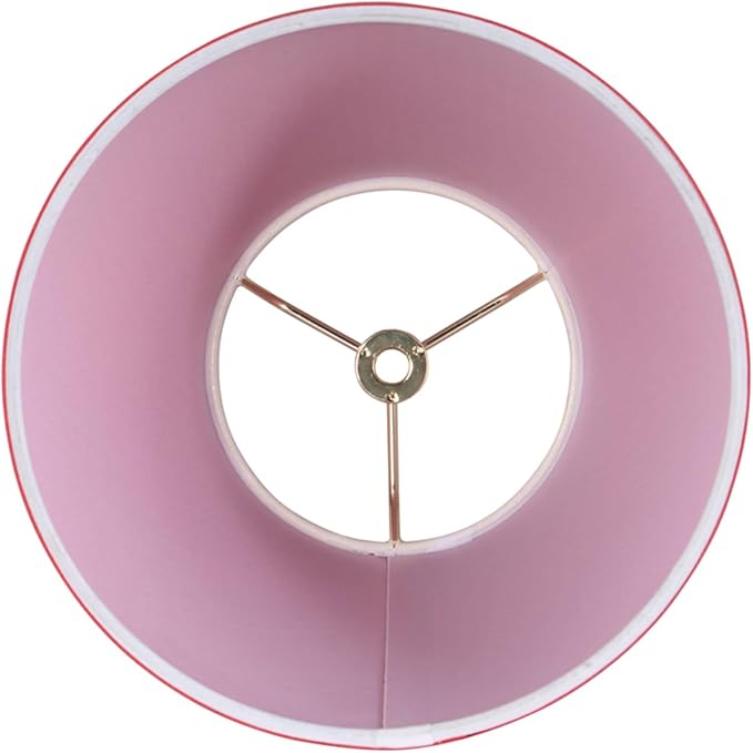 Aspen Creative 32431 Transitional Hardback Empire Shape Spider Construction Lamp Shade in Imperial Red, 9" wide (5" x 9" x 7")