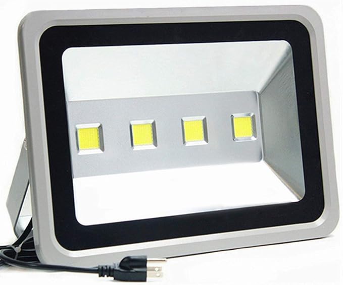 Jiuding LED Flood Light 200W Outdoor Waterproof Super Bright 6000K White Light, Equivalent to 2000W Halogen lamp for Garage Lighting, Terrace Lighting, Playground Lighting 5000 Hours of Life