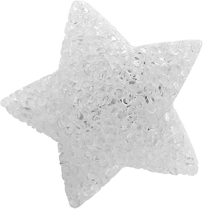 Star Lights, Handheld Star Shape Acrylic Battery Powered Soft Glow Desk Table Lamp Night Light for Chorus Decor, 3.14 x 3.14 x 1.57in (Warm White)