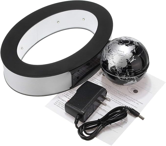Home Desk Night Light Ball Desktop Decoration Sphere Ornament for Desk LED Night Lights for Educational Home Office Decor Desk Levitation Floating Lamp
