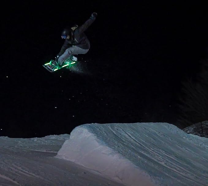 ActionGlow LED Snowboard Lighting System (AG2) | 7 Color Modes, 100% Waterproof, Super Bright, Visible from Over a Half Mile, Easy 5 Minute Install