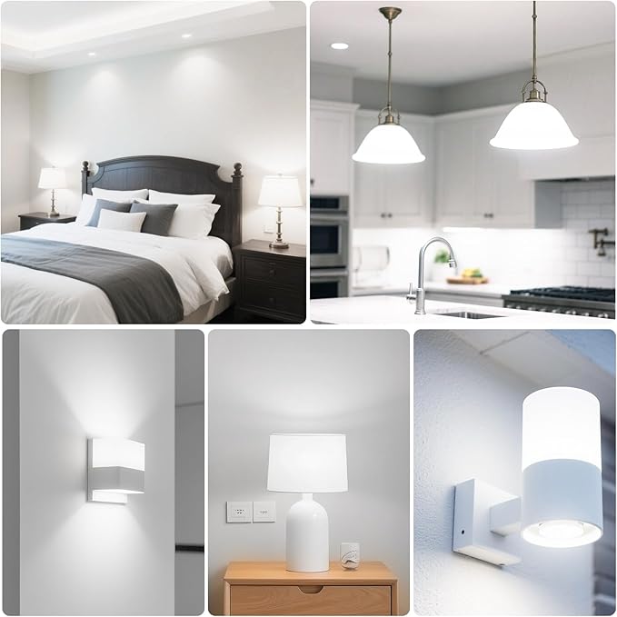 Super Bright LED Light Bulbs, 150 Watt Equivalent, 5000K Daylight White, 2600 High Lumen, E26 Base, Non-Dimmable, A21 19W Energy Efficient Bright White LED Bulbs for Home Office Porch, 2-Pack