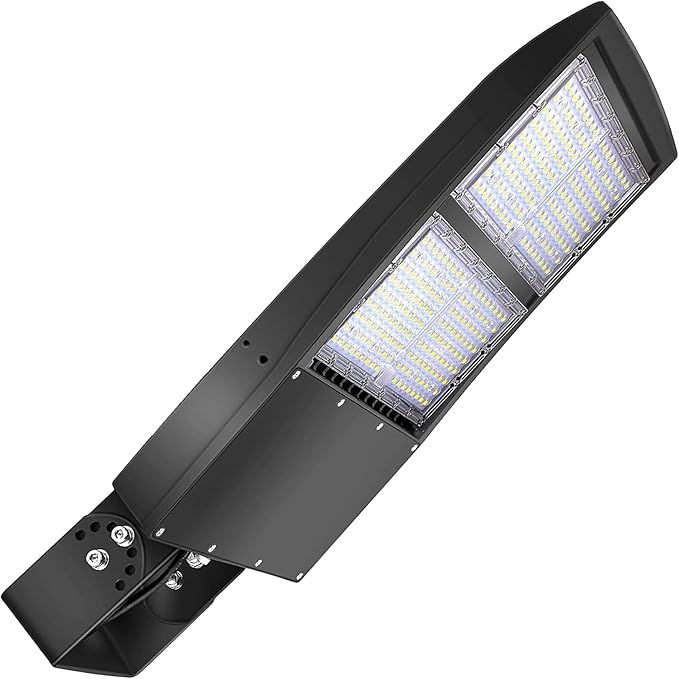 480V 300W LED Parking Lot Light, 42000LM LED Shoebox Street Flood Light (1000W MH/HPS Equiv.), 5000K Dimmable Commercial Area Lighting with 20KV Surge Protection, IP65 277-480V UL&DLC Listed