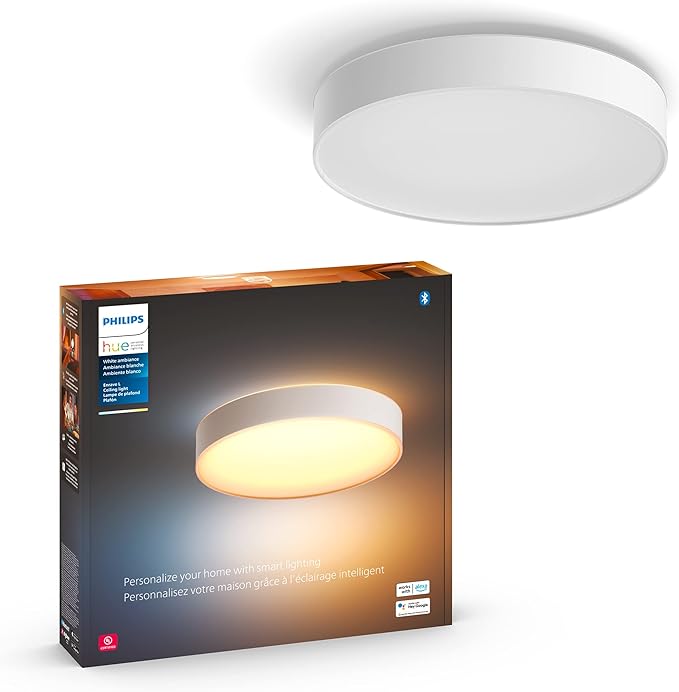 Enrave L Hue Ceiling lamp White NAM