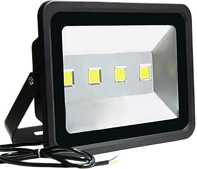 Jiuding LED Outdoor Floodlight 200W Super Bright 6000K Waterproof LED Safety Light Daylight White Light Equivalent to 1000W Halogen lamp for Home Decoration Lighting