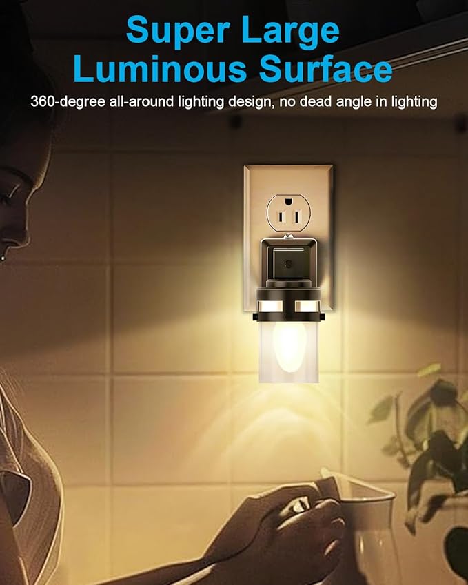 Night Light Bulb Warm White Replacement Bulbs - E12 Light Bulbs - 7Watt Incandescent Light Bulbs - 15 Packs, Warm White Glow - Dimmable (Night Light Bulbs 7 Watt)