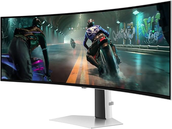 Samsung 49" Odyssey G9 Dual QD-OLED G91SD Curved Ultrawide Gaming Monitor Bundle with Tech Smart USA Elite Suite 18, 2X 4K HDMI Cable & Deco Gear CPS 26 Month Protection Pack (BEACH-CPS-26M1500)
