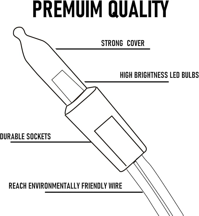 NEROSUN Halloween Mini String Lights, 2 Pack Total 100 LED 32 FT Waterproof Battery Operated Fairy Lights with 8 Modes, Halloween Decorations for Indoor Outdoor Garden Party Decor (Purple & Orange)