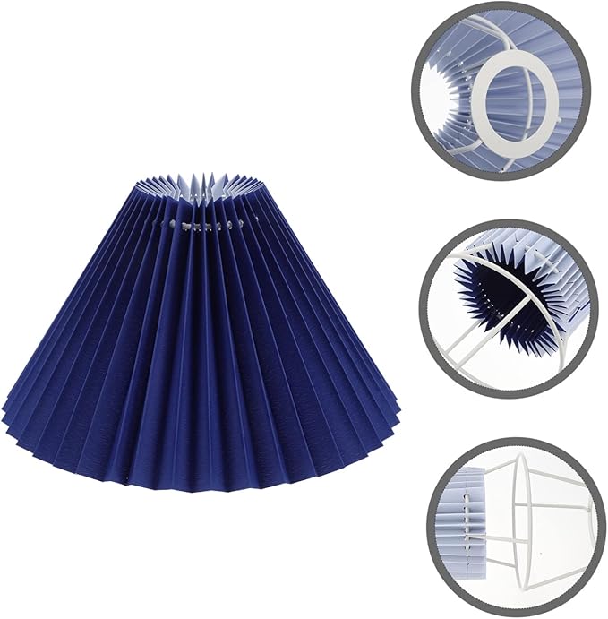 DOITOOL 1pc Pleated Light Shade Stylish Lampshade for Table Wall Lights Unique Decorative Cover for Creating Cozy Atmosphere Any Room