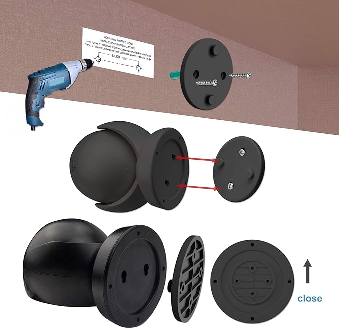 BIGLIGHT Battery Operated Motion Sensor Spotlight, Wireless LED Flood Light Indoor Outdoor, Waterproof Security Lighting, Bright Uplight for Wall Front Door Shed Hallway Bathroom Porch, 200 Lumen