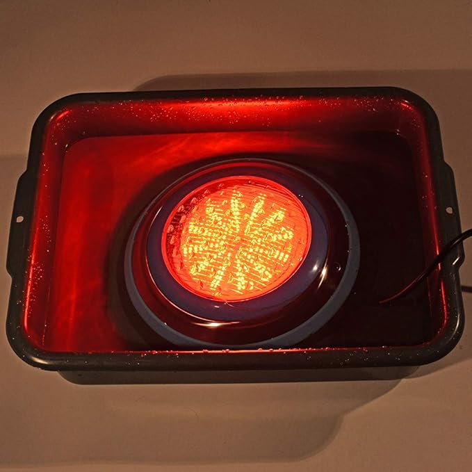 amopacorp for Inground Pool Fountain Pond Swimming LED Light Waterproof IP68 47W 12V AC Red Green Blue Color Changing Wall Surface Mounted with Remote Controller