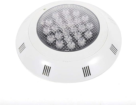 24W 12V LED Pool Light 2400LM RGB Color-Changing Waterproof IP68 Underwater LED Lights 90° Swimming Pool Fountain Pond Colorful Lamp with Remote Controller