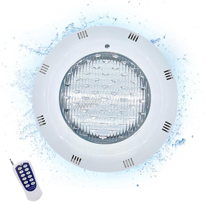 JONAS.C 12V 45W Pool Light Underwater Color Changing LED Lights RGB IP68 Inground Swimming Pool Light with Remote