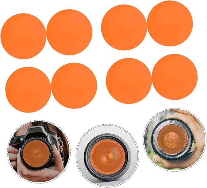 10pcs Colorful Sunset Light Film Color Correction Filters for Photo Strobe Lighting Create Stunning Atmosphere Effects