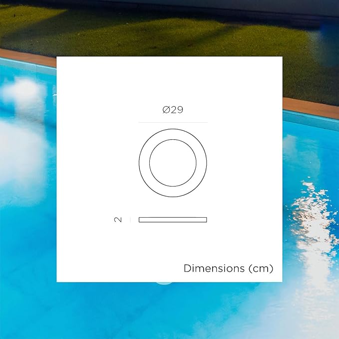 newgarden Papaya 30 Solar Pool Light – Solar + Rechargeable IP68 Waterproof LED with Remote Control, 800 Lumens RGB & Warm White, Dimmable with 12 Colors & 4 Modes