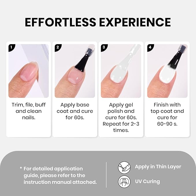 Beetles White Gel Nail Polish -1PC 15ml White Spring Colors Gel Polish Soak Off UV French Nails Art Manicure Salon DIY Design at Home