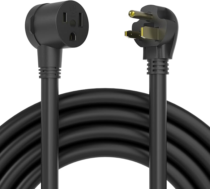 YESWELDER 25ft 250 Volt Welder Extension Cord 8 AWG Power Extension for Welding Machines， NEMA 6-50P to 6-50R