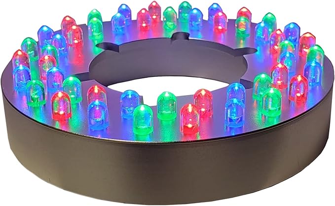 HALF OFF PONDS LumiNight Pond and Landscape Lighting - 48-LED RGB Color Changing Light Ring