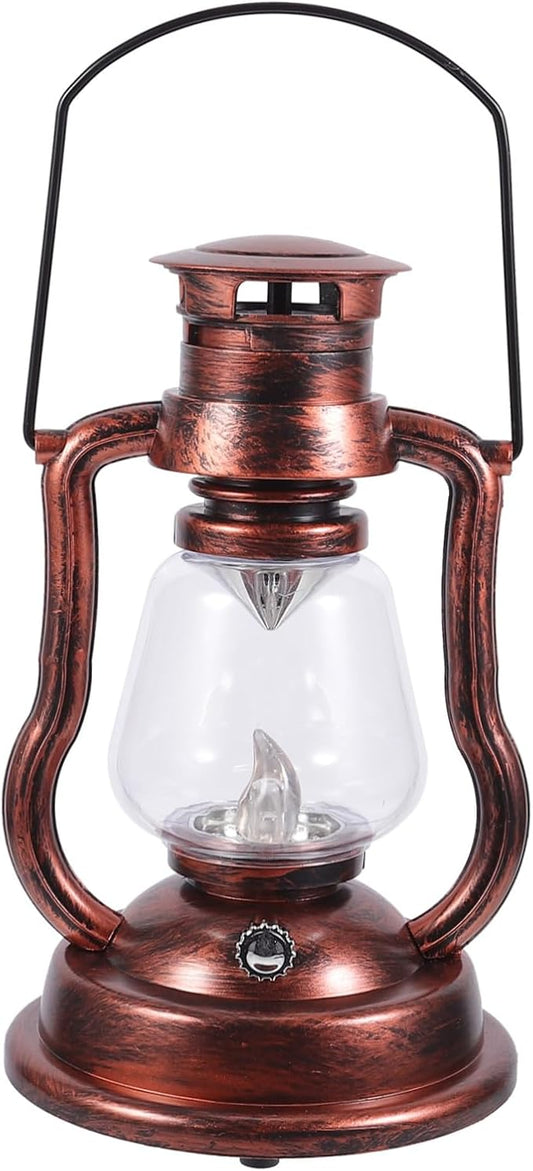 DOITOOL 1pc Creative Retro Kerosene Lamp Rechargeable Household Night Light for Home Decor Vintage Style Lantern for Festivals and Events for Ambient Lighting Setting