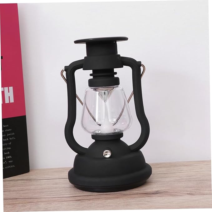 Solar Retro Camping Lantern USB Rechargeable Hand-Crank Power Generation Tent Light Portable LED Lantern for Hiking Emergency and Outdoor Activities