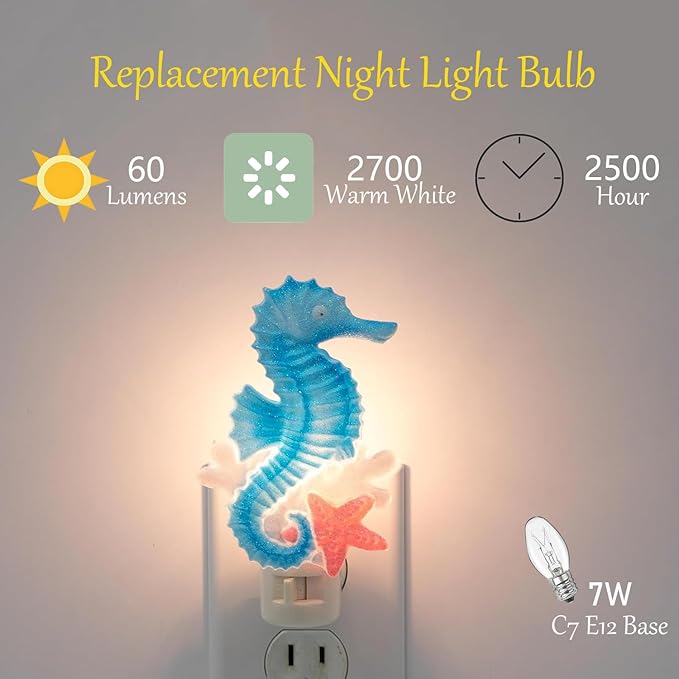 Night Light Bulbs - 7 Watt Light Bulbs Suitable for Night Lights - Warmwhite - Dimmable,16 Packs (Night Light Bulb 7w)