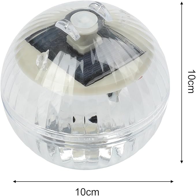 Solar Floating Pool Light, LED Color Changing Fountain Lamp, Waterproof ABS Plastic Pond Decor, Auto On/Off Night Lighting for Garden, Hot SPRINGs, Swimming
