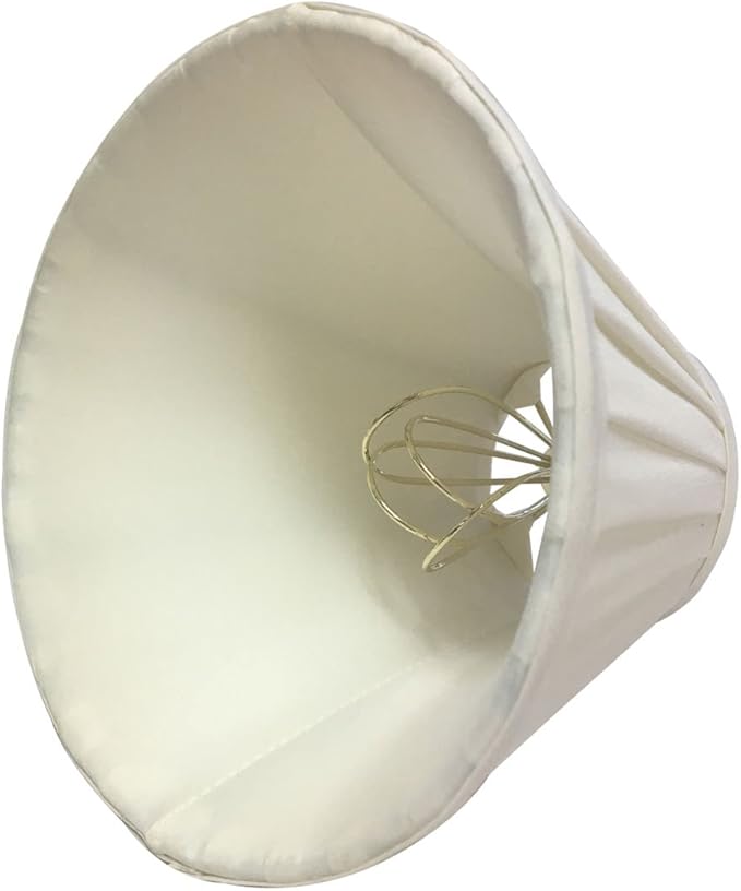 Royal Designs, Inc. CS-841WH-6 Pleated Empire Chandelier Shade, 3 x 6 x 5, White, 6-Pack