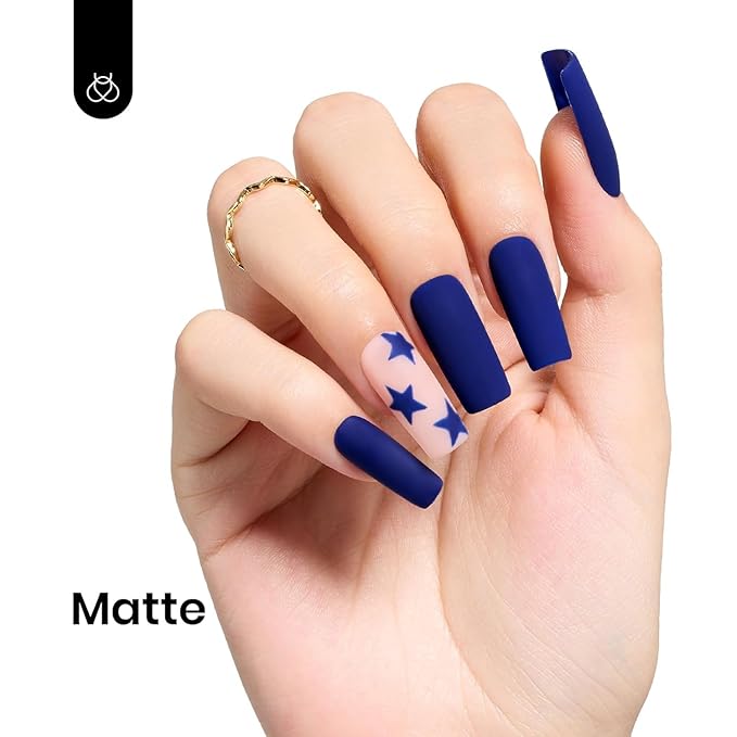 Beetles Navy Blue Gel Nail Polish, 15ml Midnight Ocean Dark Blue Soak Off Uv LED Nail Lamp Gel Nail Polish Manicure Salon and DIY at Home