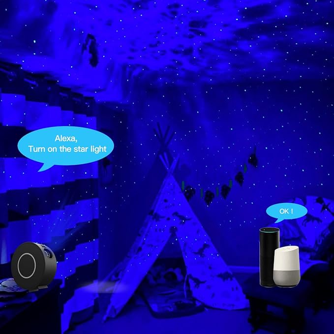 Galaxy Projector for Bedroom,Star Projector Galaxy Light,Northern Lights Projector,Ceiling Starlight Projector,Nebula Lamp,Support Smart APP Control,Aurora Night LED Light Projector for Kids Room