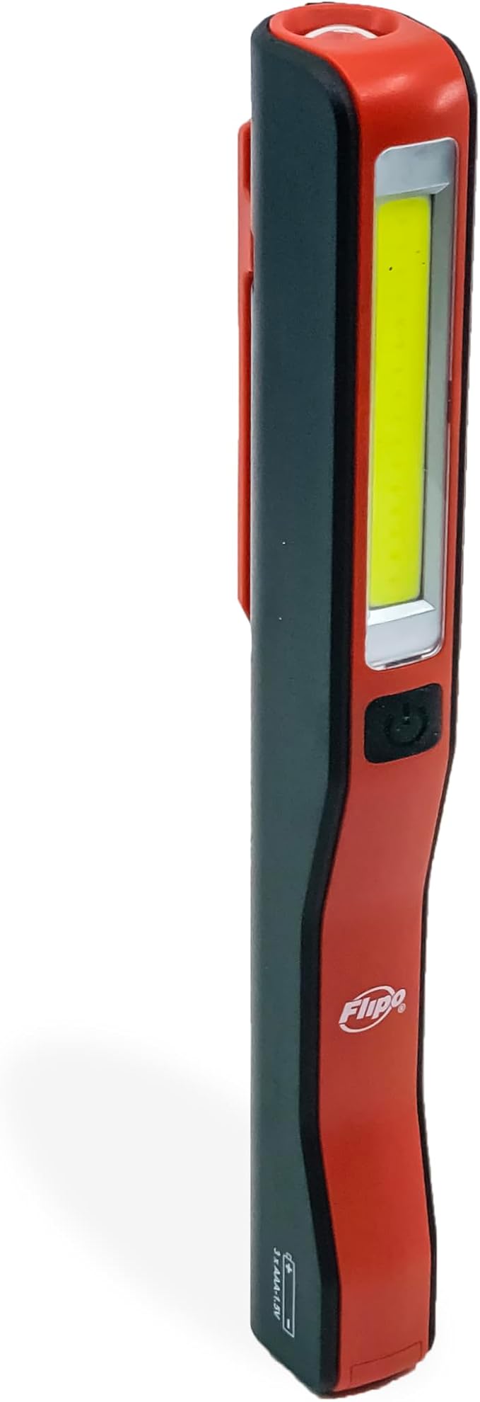 Flipo Magnetic Cliplight Dual Led - 2 lights in 1 400 Lumen flood light, 200 Lumens Spotlight - LED Pocket Flashlight with Magnetic Swivel Clip - Compact pen light, LED Worklight, Magnetic Pocket Clip