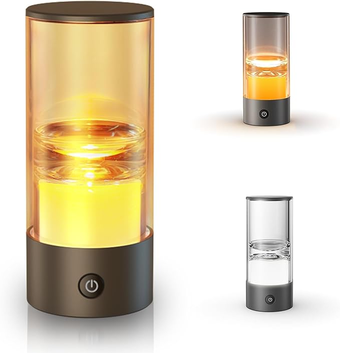 Improving Sleep Table-Night-Light to Relax Mood，Protect Eyes with Bedroom Dimmable-Light，Rechargeable Small Portable Led Lamp for Outdoor/Camping/Sleep Aid