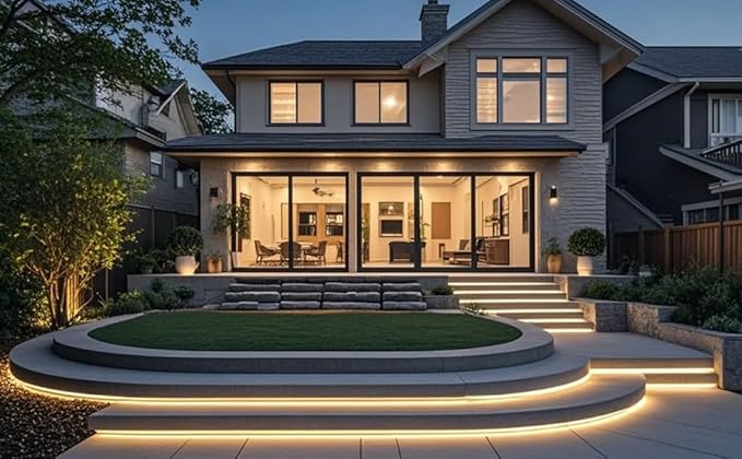 Outdoor LED Strip Lights,4000K Natural White,24V IP67 LED Strips,32.8FT/10M,CRI90+ Waterproof led cob Strip Light for Bathroom,Pool,Garden,Sauna Rooms(Power Not Included)