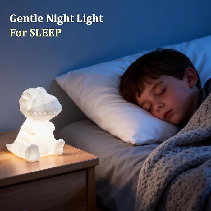 Paint Your Own Dinosaur Lamp Kit - Art & Crafts Supplies Painting Kits for Kids 6-12, DIY Night Light Dinosaur Toys, Birthday Gifts Christmas Crafts for Girls Boys Ages 4 5 6 7 8 9 10 11 12+