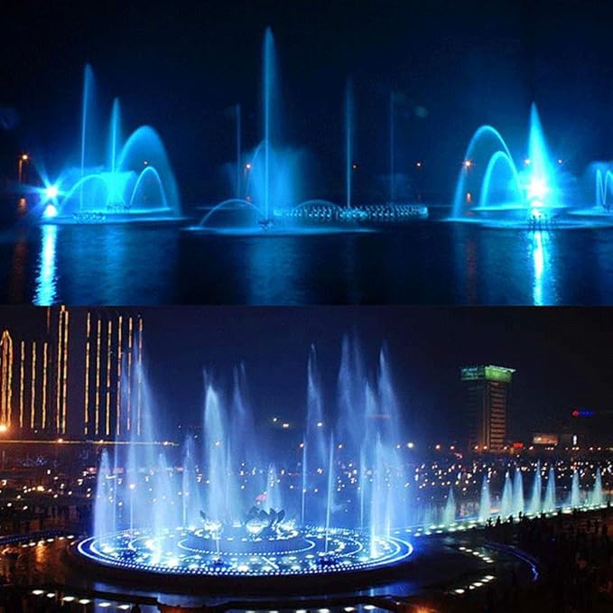 Underwater Light 18W RGB Waterproof Grade IP68 LED Color Changing Spot Light Landscape Lighting Suitable for Swimming Pools, Fountains, Waterfalls, Aquariums（Not Include Transformer）