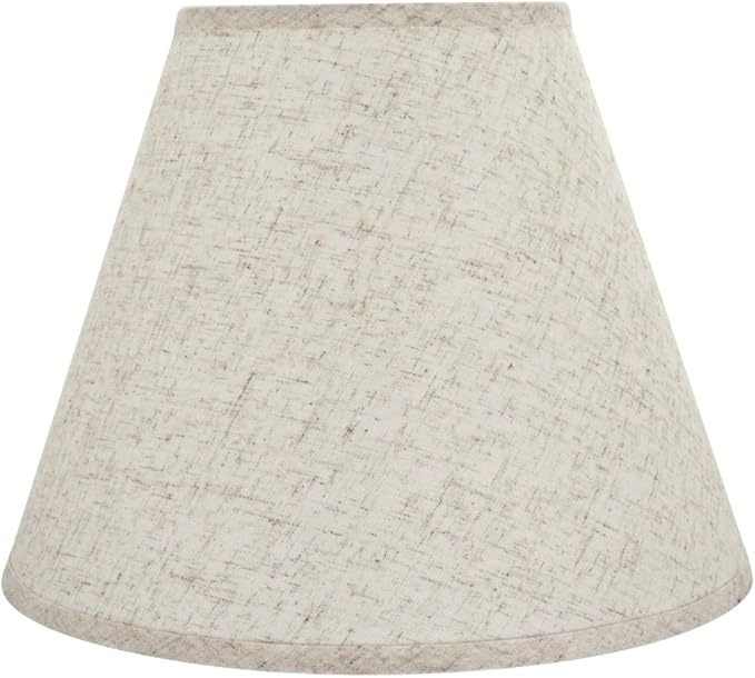 Aspen Creative 32291A Transitional Hardback Empire Shaped Spider Construction Lamp Shade in Flaxen, 14" wide (7" x 14" x 11")