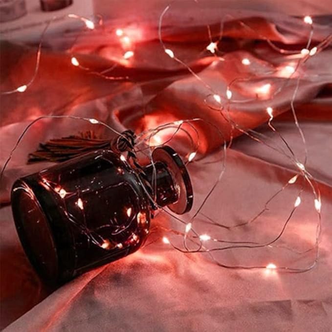 SOCO 16 Pack LED Fairy Lights Battery Operated - 10FT 30LED Copper Wire Mason Jar String Lights, IP65 Waterproof, Bendable for Indoor/Outdoor, Christmas, Wedding, Party, Camping Decor